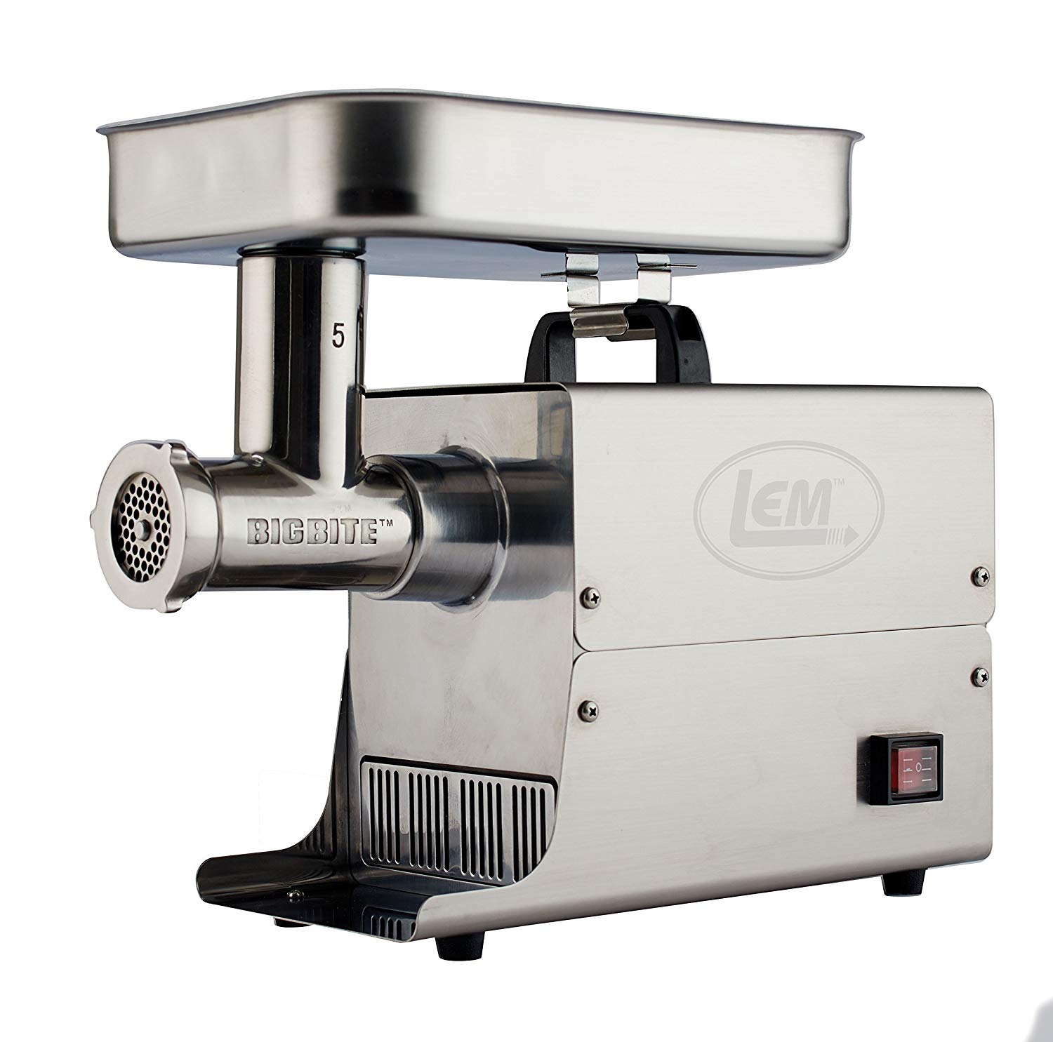 LEM Products #5 Stainless Steel Big Bite Electric Meat Grinder